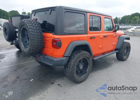2018 Jeep Wrangler Unlimited Sport S 4X4 из США, поврежденный, VIN 1C4HJXDG1JW278260